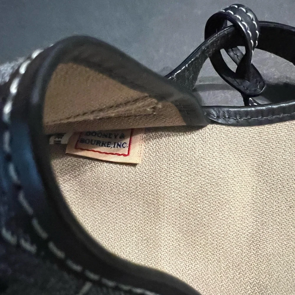 Dooney & Bourke Black and Gray Crossbody Bag with Gold Hardware - Picture 5 of 11